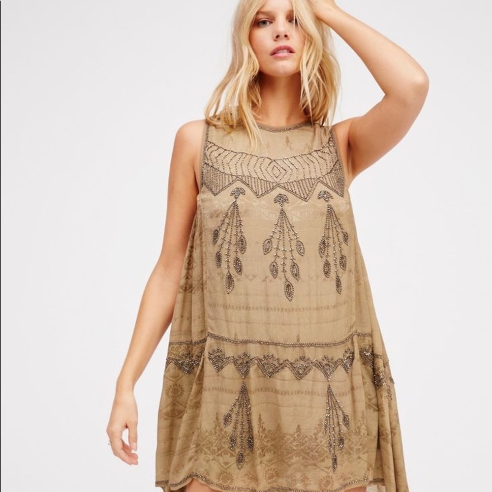 Free People Delilah Beaded Mini